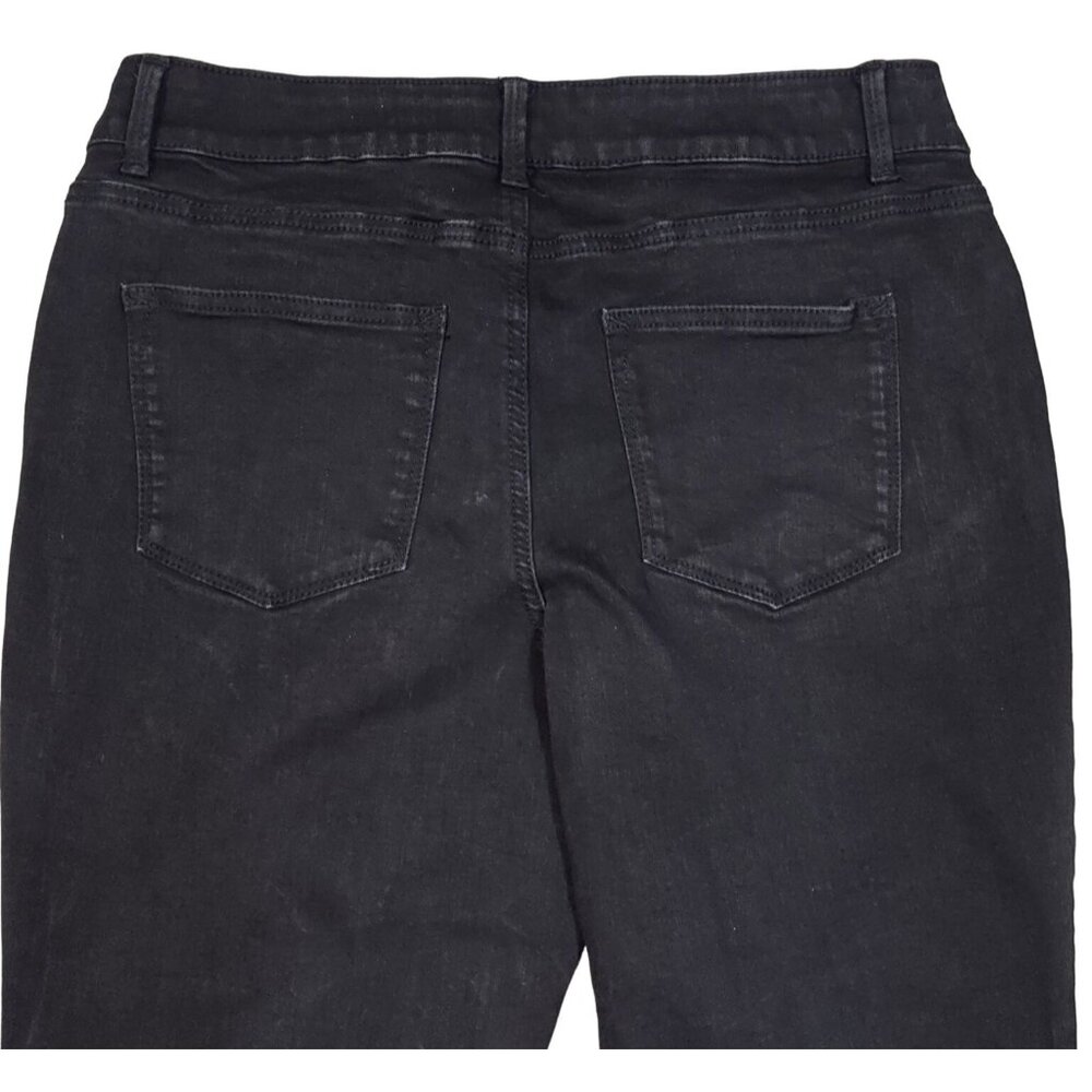 Maurices Black Jeans Midrise Skinny 5 Pocket Stretch Denim Womens Large - Picture 6 of 7